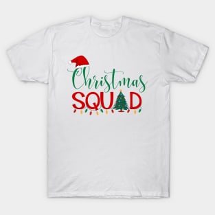 Christmas Squad Family Group Matching Christmas Party T-Shirt